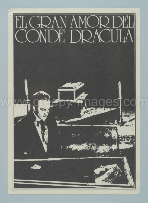 Count Dracula’s great Love / El Gran Amor de Conde Dracula - sales brochure
